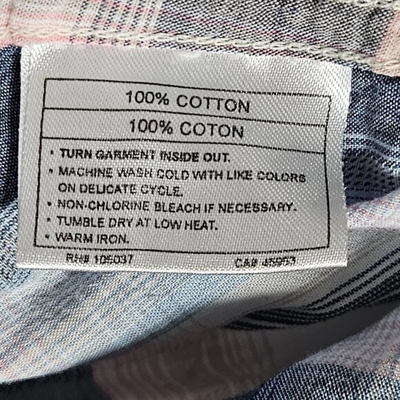 Ariat Fitted Plaid Long Sleeve Shirt Womens Size Large Western Snap Button - Picture 6 of 6